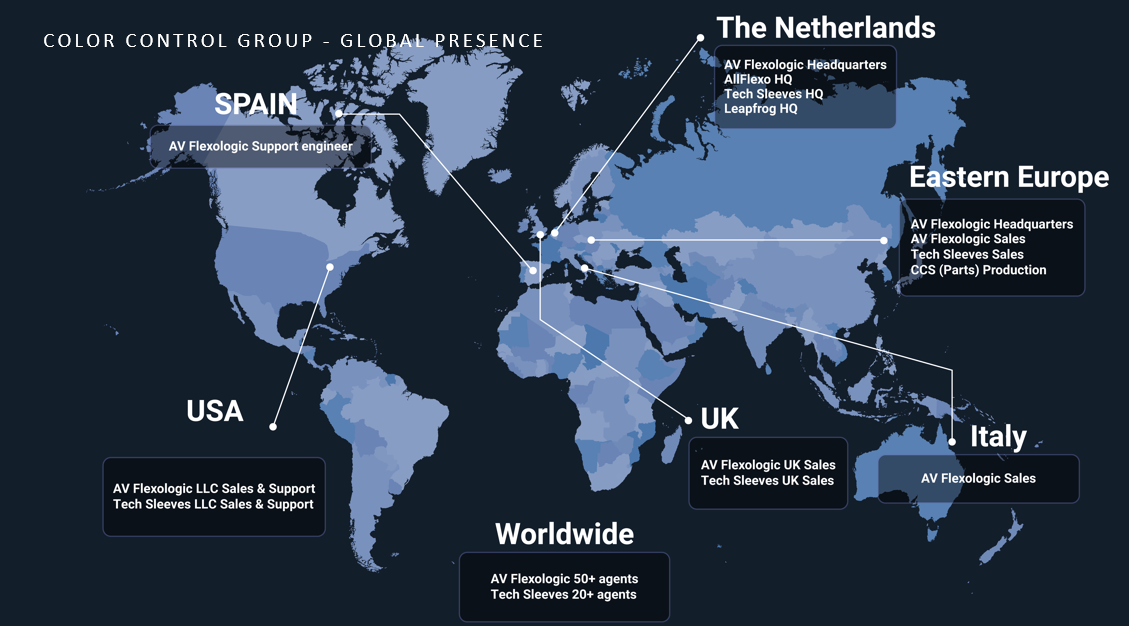 countries Color Control Group operates